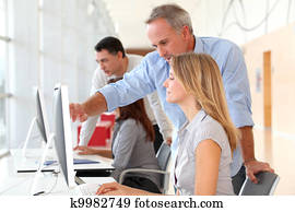 Group of people in business training Group of people in business training
