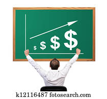 growth dollar on desk