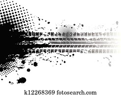 Grunge tire tracks background Grunge tire tracks background
