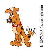 Happy Dog Tail Wagging Happy Dog Tail Wagging