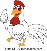 Happy White Chicken With OK Happy White Chicken With OK