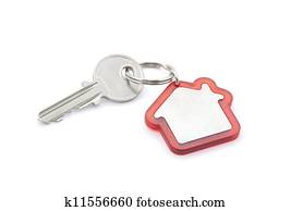 House key with clipping path House key with clipping path
