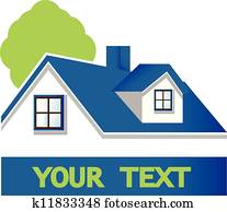 House with tree logo House with tree logo
