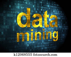 Information concept: data mining on digital background Information concept: data mining on digital background