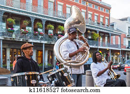 Jazz band in New Orleans Jazz band in New Orleans