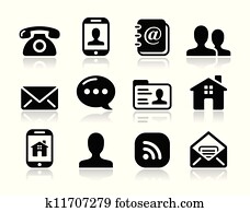 kontakt, heiligenbilder, satz, -, mobile,, benutzer kontakt, heiligenbilder, satz, -, mobile,, benutzer