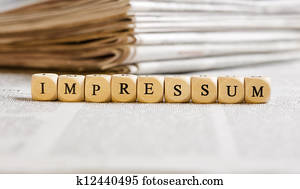 Letter Dices Concept: Impressum (German)