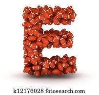 Letter E, american football Letter E, american football