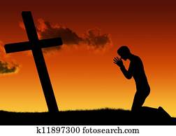 Man and prayer Man and prayer