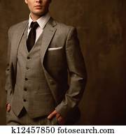 Man in classic suit
