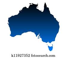 Map of Australia Map of Australia