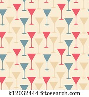 Martini Glass Vectors Our Top 1000 Martini Glass Clip Art Fotosearch Martini seamless glasses pattern vector