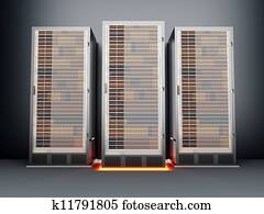 Metal Server room Metal Server room