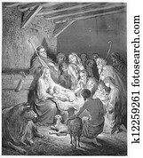 natividade, -, nascimento, de, jesus