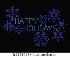 neon happy holidays neon happy holidays