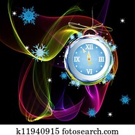 New Years clock New Years clock