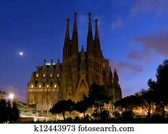 night Sagrada Familia night Sagrada Familia