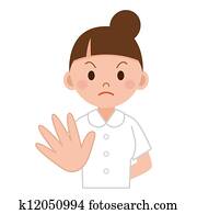 Nurse or young medical doctor woman