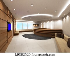 Office Entrance Area with reception