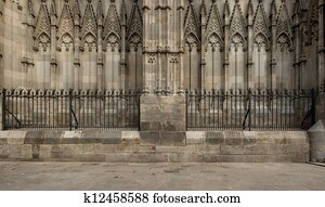 Old cathedral architecture details Old cathedral architecture details