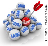 One Targeted Ball Different Vs Same Change Innovation One Targeted Ball Different Vs Same Change Innovation