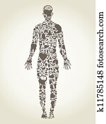 Parts body the person