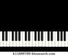 pianotastatur, abbildung pianotastatur, abbildung
