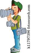 Professional Photographer, illustration Professional Photographer, illustration