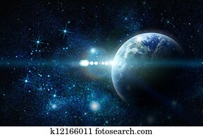 realistic planet earth in space realistic planet earth in space