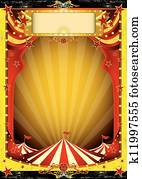 red and yellow circus red and yellow circus