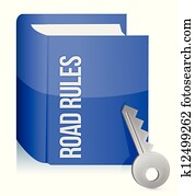 Road rules register with car keys Road rules register with car keys