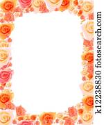 Rose frame Rose frame