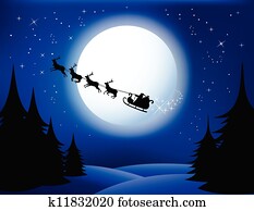 Santa`s sleigh Santa`s sleigh