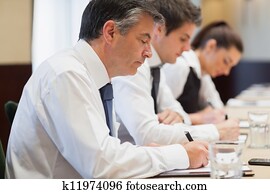 scrittura, persone affari