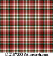 seamless, plaid, modello