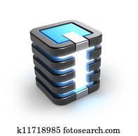 Server storage database icon Server storage database icon