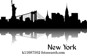 Silhouette of New York Silhouette of New York