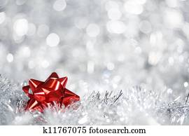 Silver Christmas background Silver Christmas background