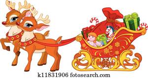 Sleigh of Santa Claus Sleigh of Santa Claus