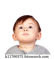 snopen, baby flicka, sett upp