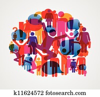 Social People Talking Bubble Social People Talking Bubble