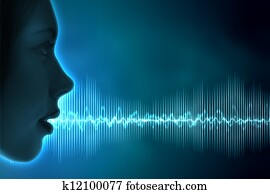 Sound wave illustration Sound wave illustration