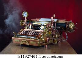 Steampunk Typewriter. Steampunk Typewriter.