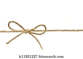 String tied in a bow String tied in a bow