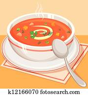 Tomato vegetable soup Tomato vegetable soup