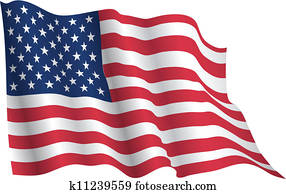 USA flag waving USA flag waving