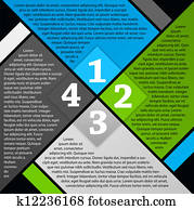 Vector brochure page design Vector brochure page design