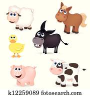 Vector Farm Animals Vector Farm Animals