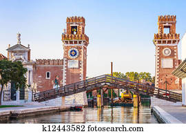 Venice, Arsenale historic shipyard Venice, Arsenale historic shipyard