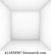 White empty room White empty room